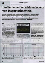 Probleme bei Verschlussdeckeln von Magnetschachteln
